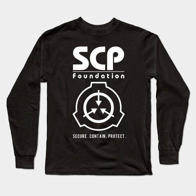 SCP Foundation - modern Long Sleeve T-Shirt by HtCRU